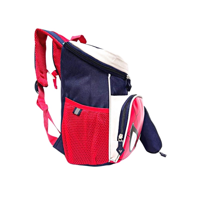 Skoola Tas Sekolah Anak Laki - Laki TK Ransel Spiderman Pouch - Hiro