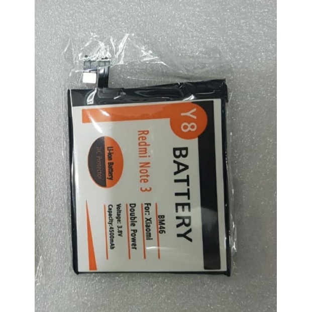 Batre Redmi Note 3 Double power Baterai BM46