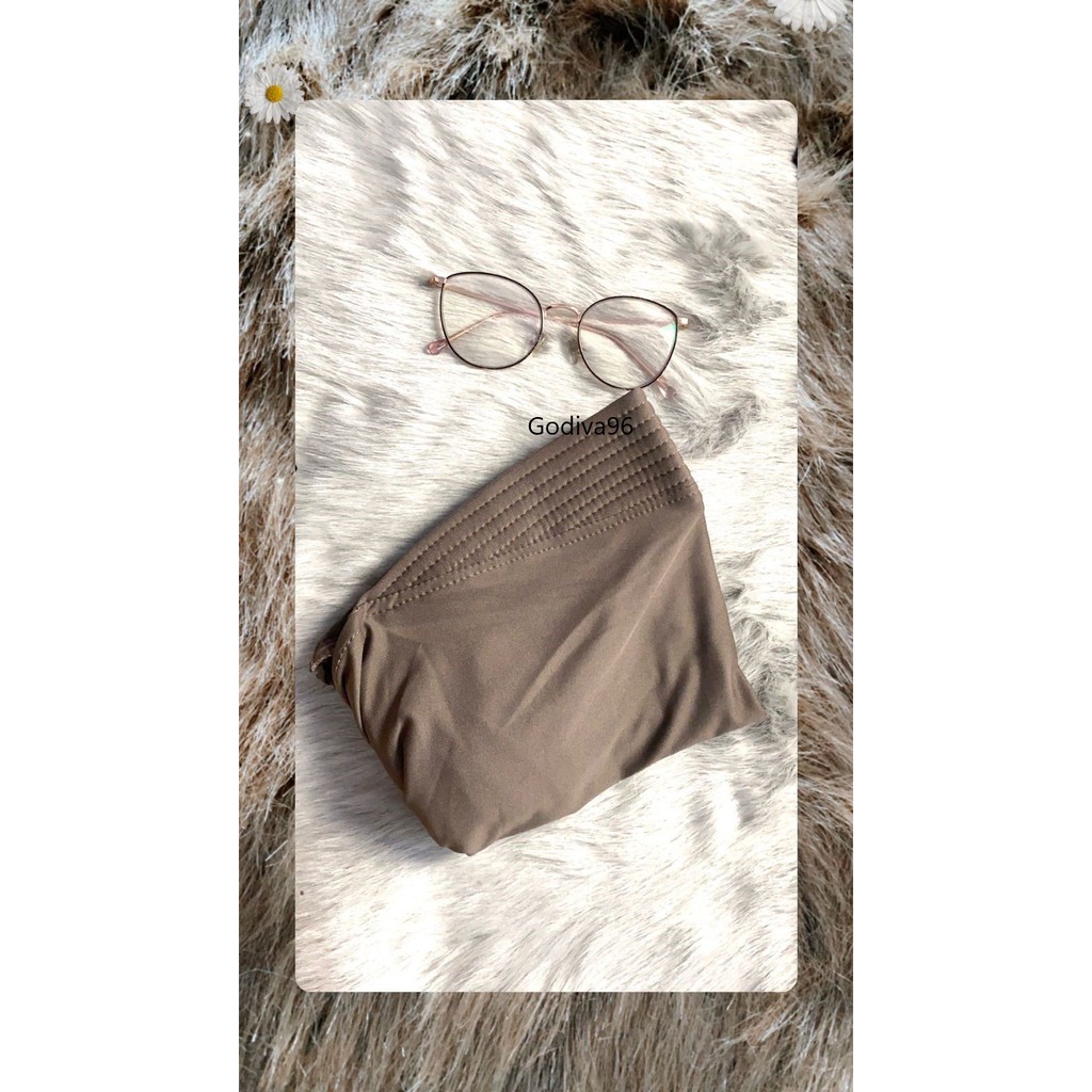 Godiva96 - JILBAB VOLLY SPORT OLAHRAGA / HIJAB INSTAN SPORT / OLAH RAGA MEDAN-VOLLY. Hazelnut