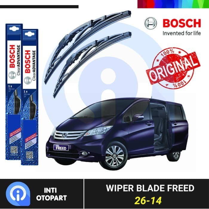 Wiper Blade Freed BOSCH Sepasang Advantage 14-26&quot; ORIGINAL