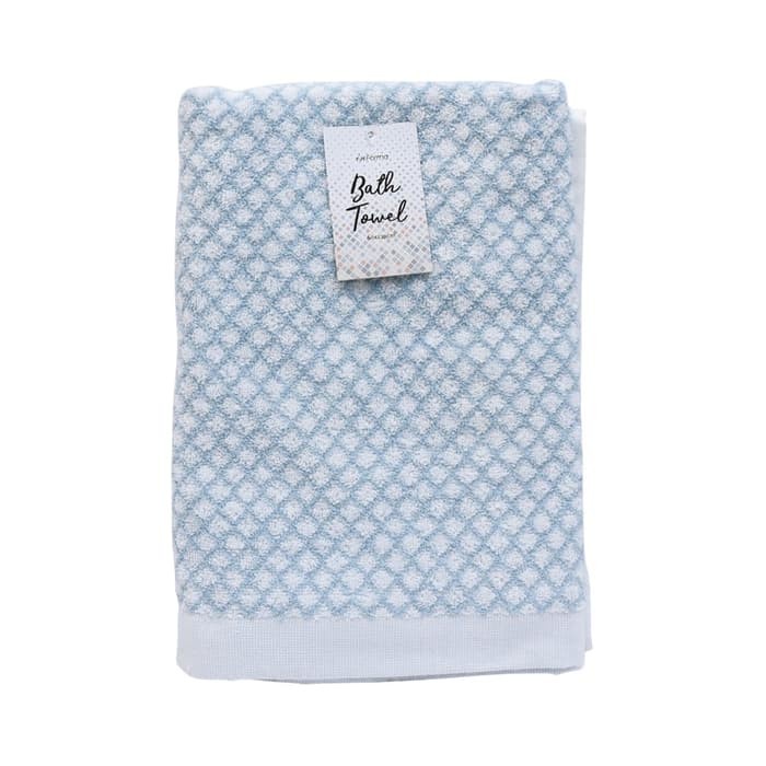 INFORMA - HANDUK MANDI - BATH TOWEL MARSHMALOW DIAMOND BLU 60X120 MA17