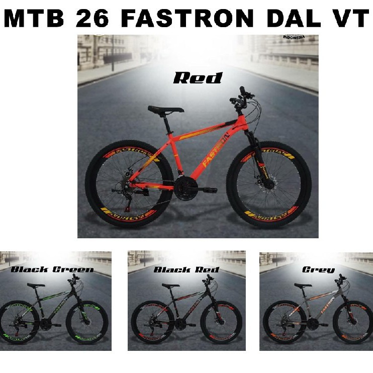 SEPEDA MOUNT BIKE MTB 26 FASTRON F-260 DAL VELG TINGGI ( ALLOY )