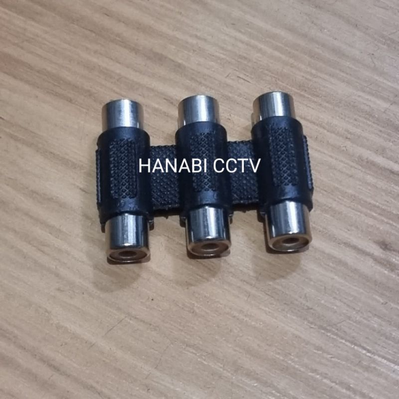 Triple Cover Rca  Sambungan 3 Cabang