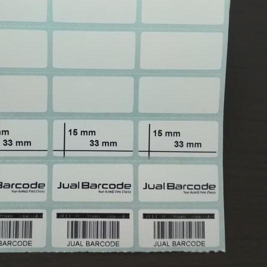 

◙ LABEL PRINTER BARE 33X15MM - 33X15 MM - 3 LINE SEMICOATED ISI 10000 ☑