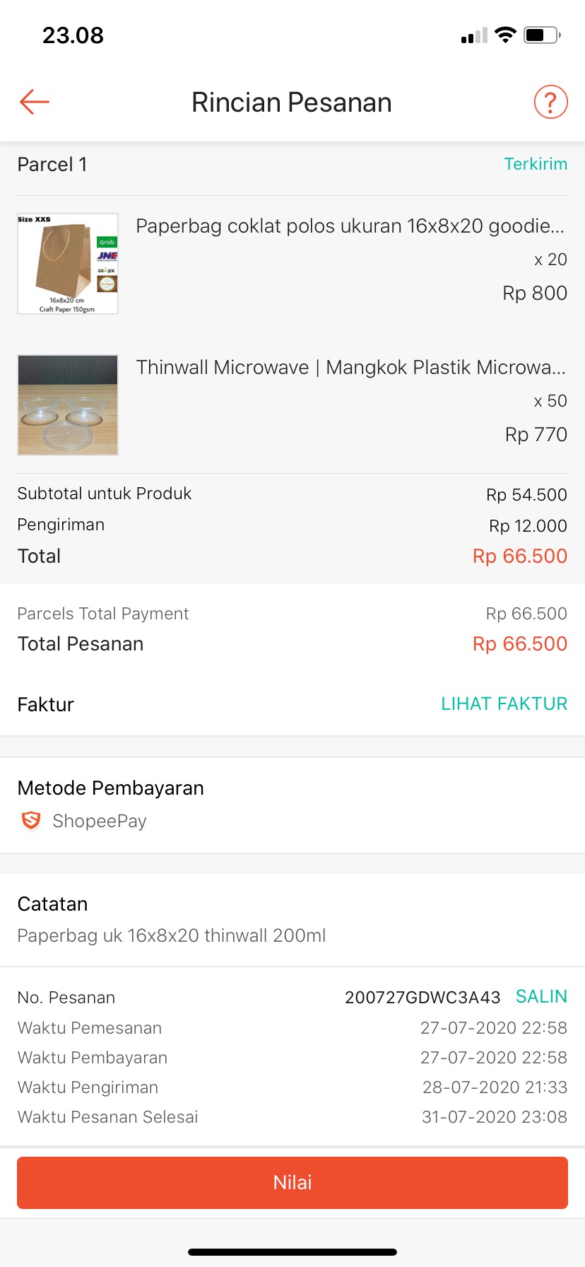 Thinwall Microwave | Mangkok Plastik Microwave Uk 200 Ml Min50pcs
