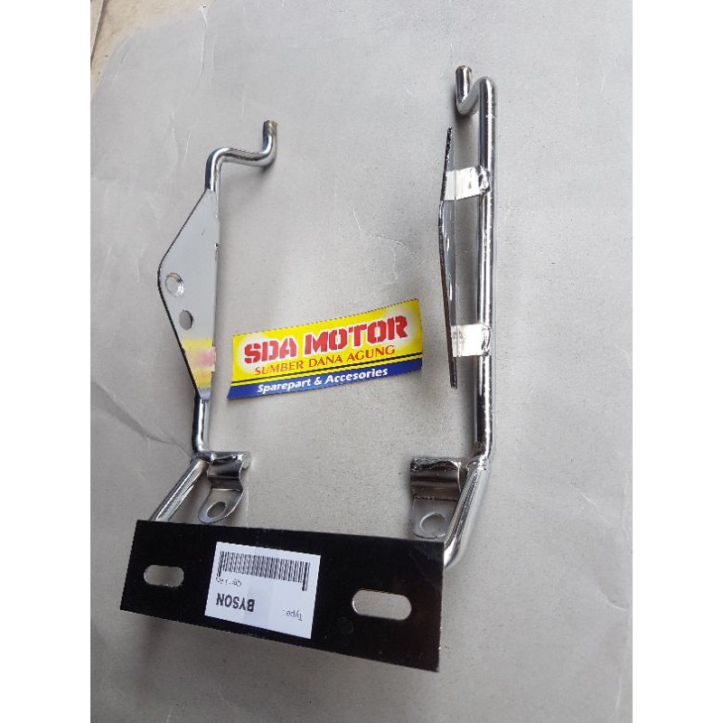 Braket Dudukan Tulangan lampu depan pesek pnp BYSON