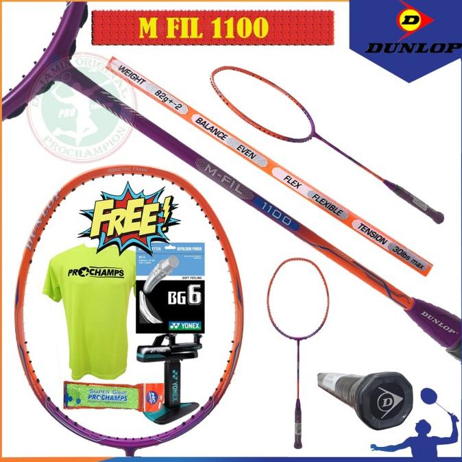 DUNLOP M FILL 1100 / MFIL1100 RAKET BADMINTON ORIGINAL