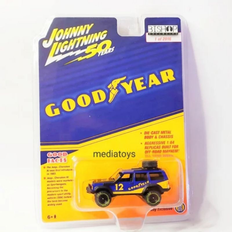Diecast Johny Lightning Jeep Cherokee Goodyear