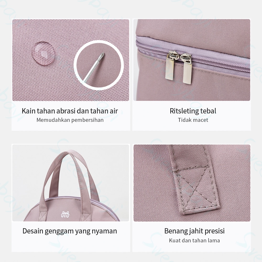 Sweetybayi Sling Cooler Bag Dua lapisan Tas Bayi Multifungsi