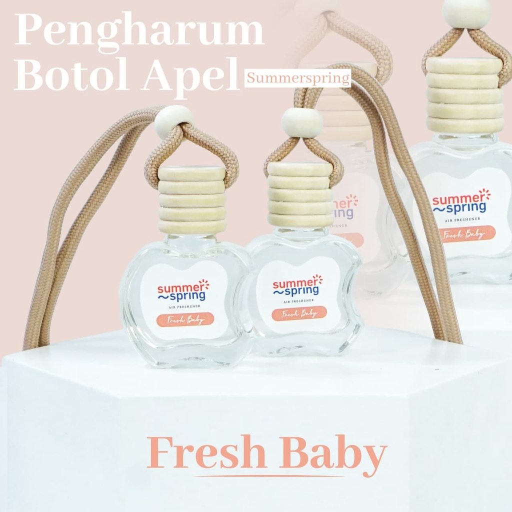 Pengharum Ruangan Aroma Fresh Baby Botol Apel Summer Spring Pengharum Mobil Kamar Aromaterapi Segar