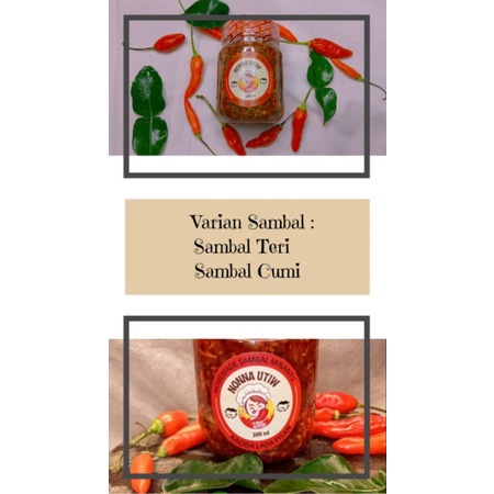 

Sambal Cumi dan Teri