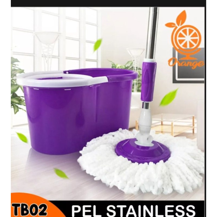 Jual Alat Pel Lantai Ultra Pel Putar Serbaguna Spin Mop Kain Praktis Spin Mop Super Shopee