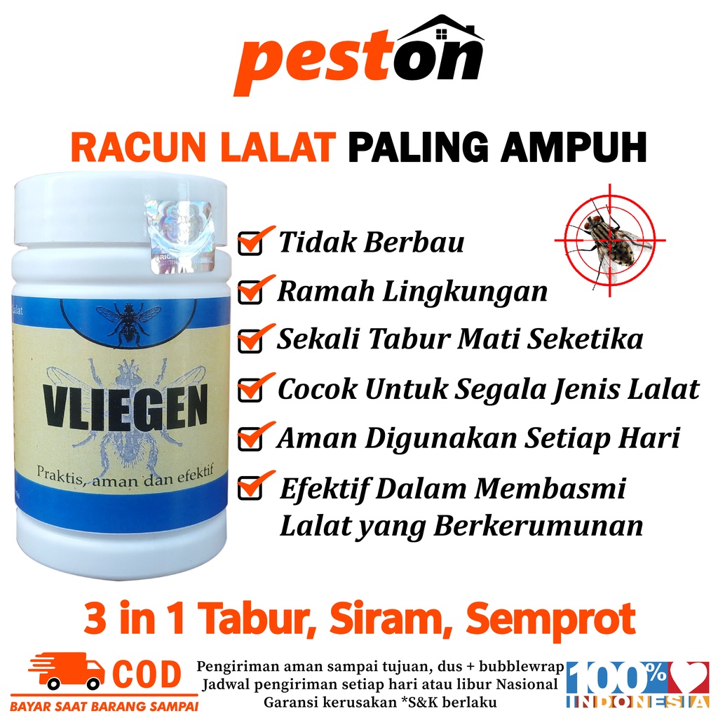 Racun Lalat Bubuk Obat Pembasmi Lalat Racun Kontak Ampuh Untuk Lalat Rumah Semua Jenis Lalat Racun L
