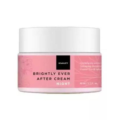 [ORI] KRIM MALAM MENCERAHKAN KULIT | Scarlett Whitening Brightly Ever After Cream Day And Night