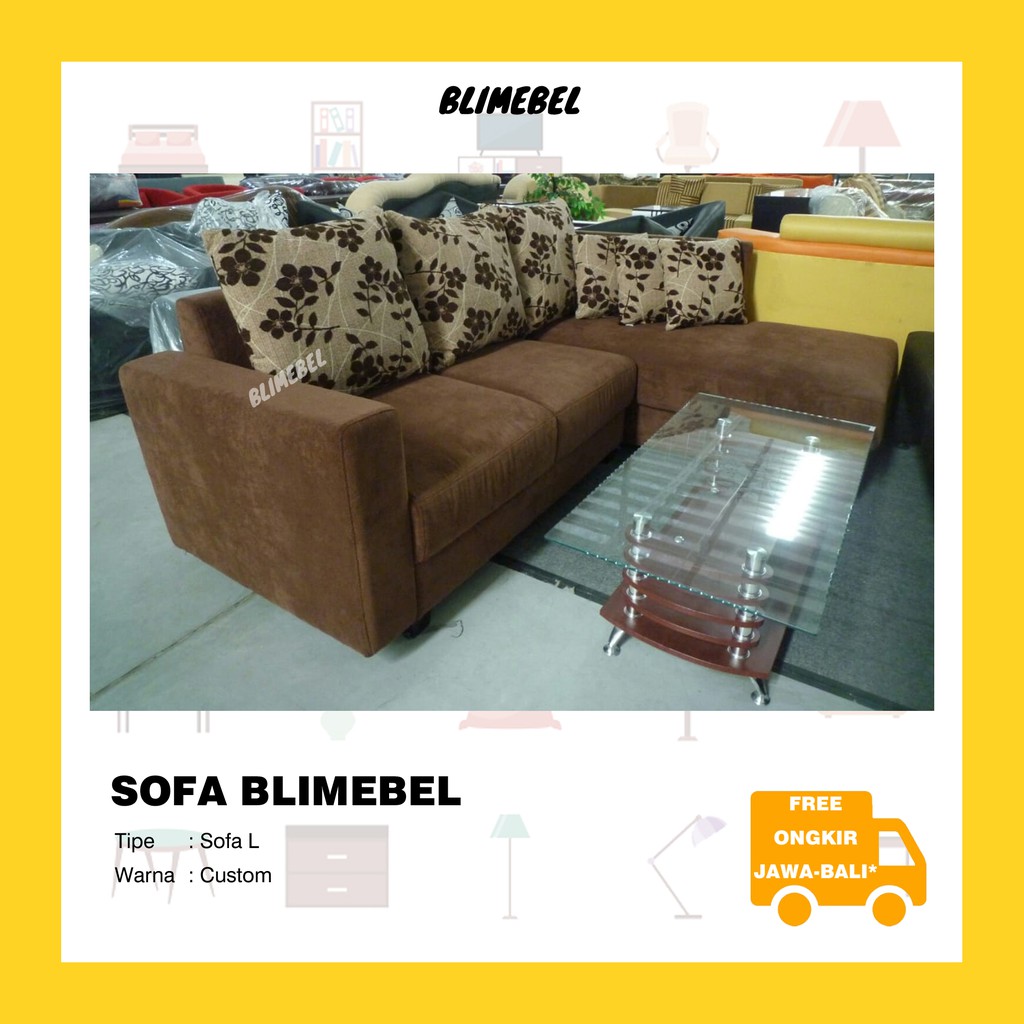 [FREE ONGKIR JAWA-BALI*] Sofa Blimebel Tipe L 002