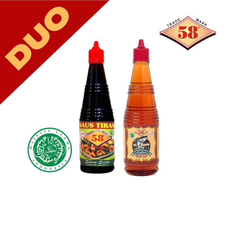 

Saos 58 - DUO Kecap Ikan x Tiram 275 ml