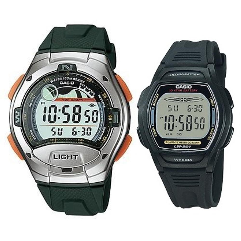 Jam Tangan Casio Original Couple Pria Wanita W 753 3A LW 201 1A Harga Sepasang
