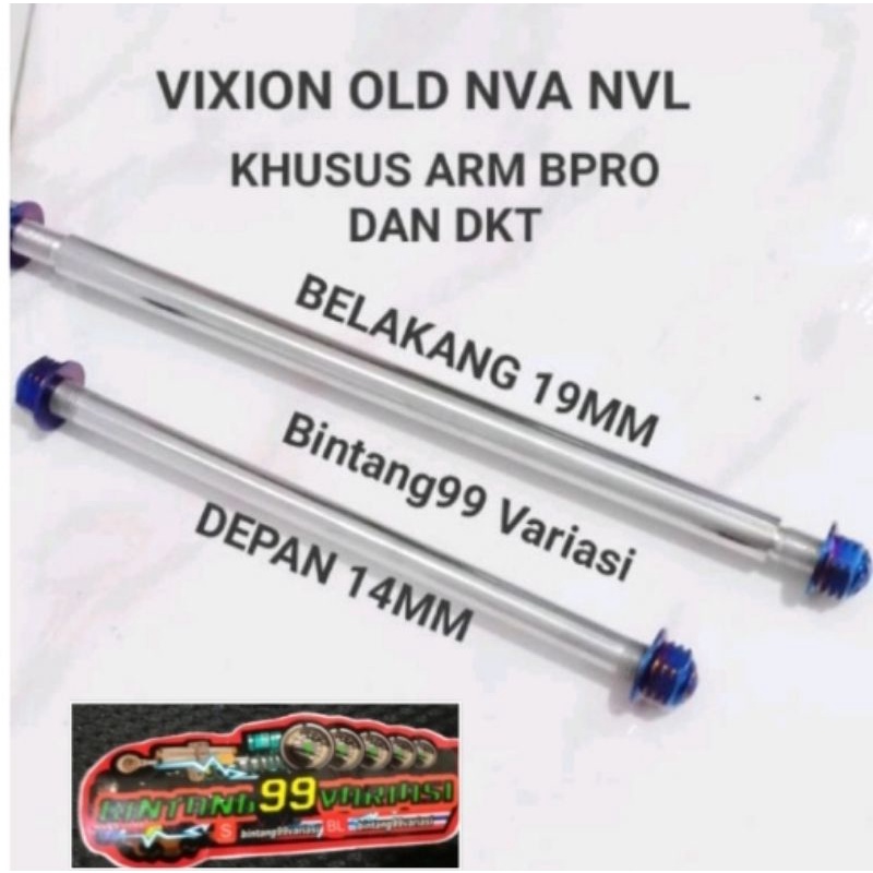AS RODA PROBOLT BLUE DEPAN BELAKANG VIXION OLD NVL NVA THAILAND