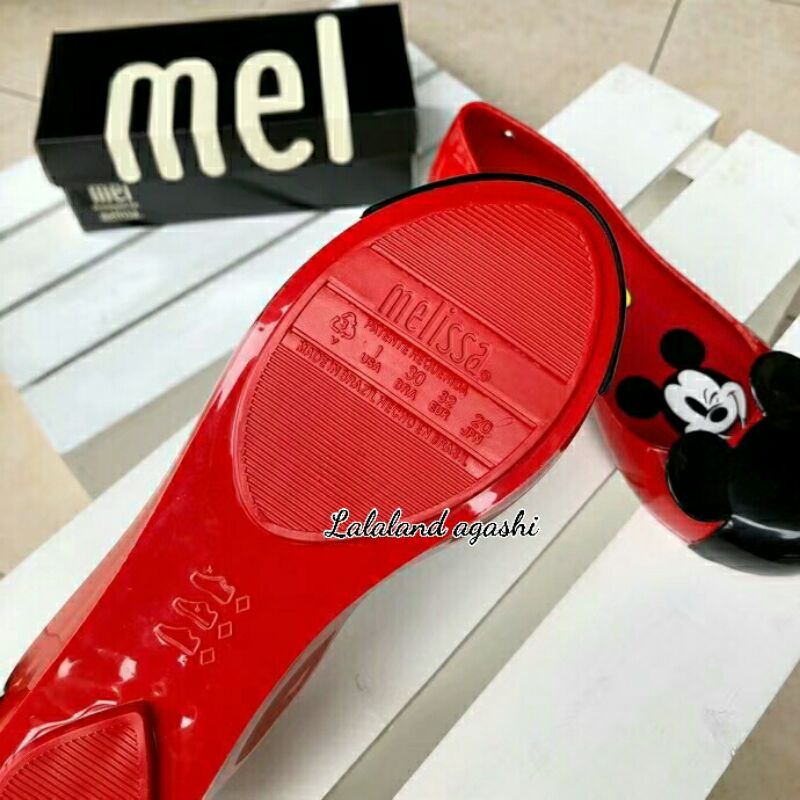 Sepatu mel melissa mickey and friends RED /sepatu melissa mel/sepatu melissa mickey