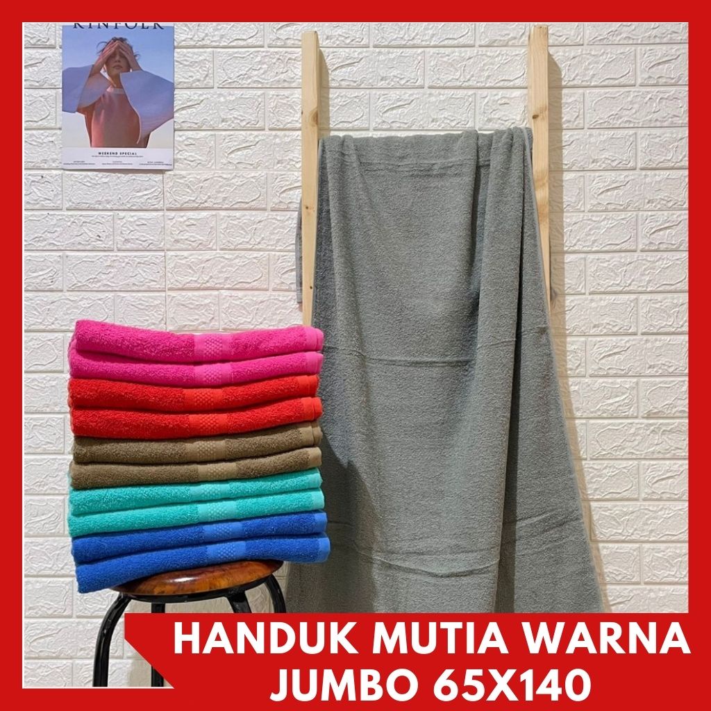 RC Handuk Mutia Hotel Handuk Mandi Dewasa Jumbo 70x135 Warna Lengkap