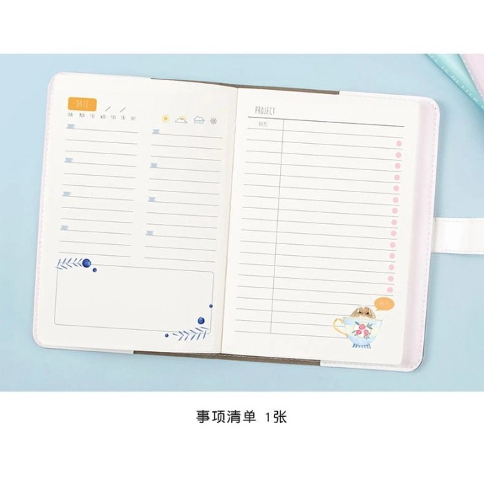 

Murah Buku Tulis / Notebook Pastel Motif Animal Hard Cover Buku Catatan B6 Hemat