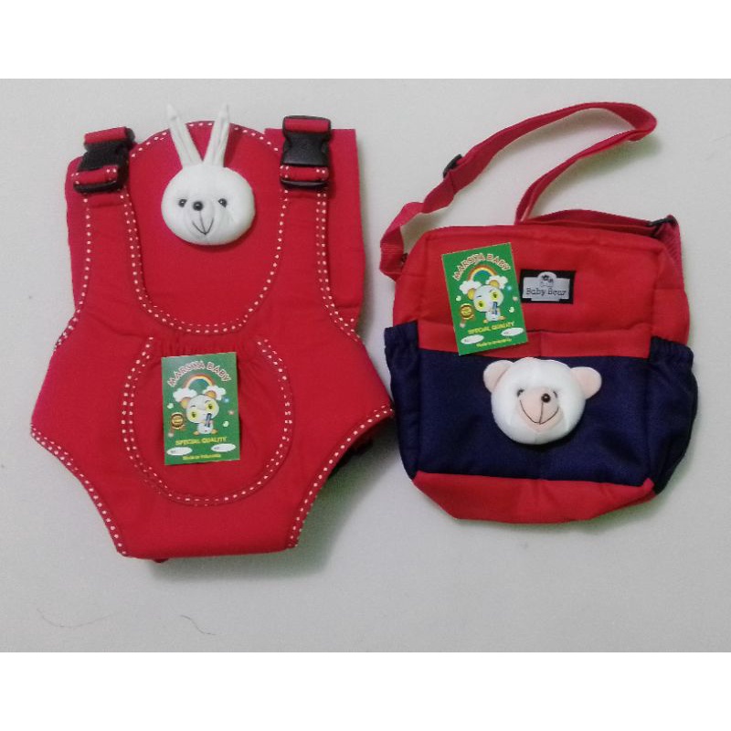 Tas bayi plus gendongan depan boneka kelinci2pcs