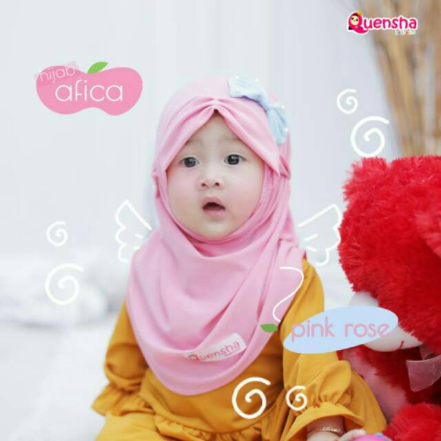 HIJAB AFIKA BY QUENSHA KIDS HIJAB BAYI