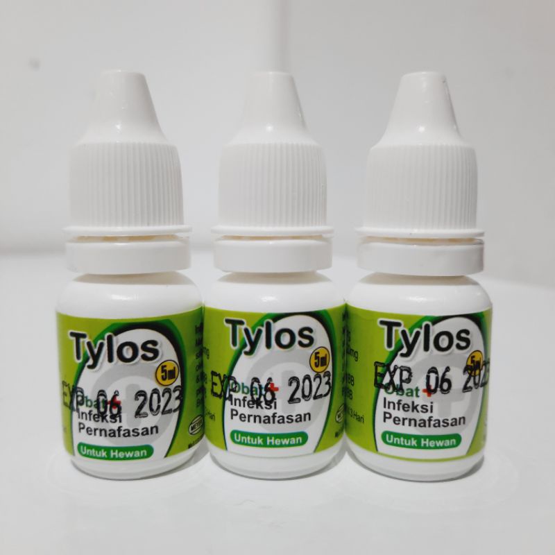 TYLOS OBAT INFEKSI RADANG PARU PERNAFASAN KUCING DAN ANJINH 5ML