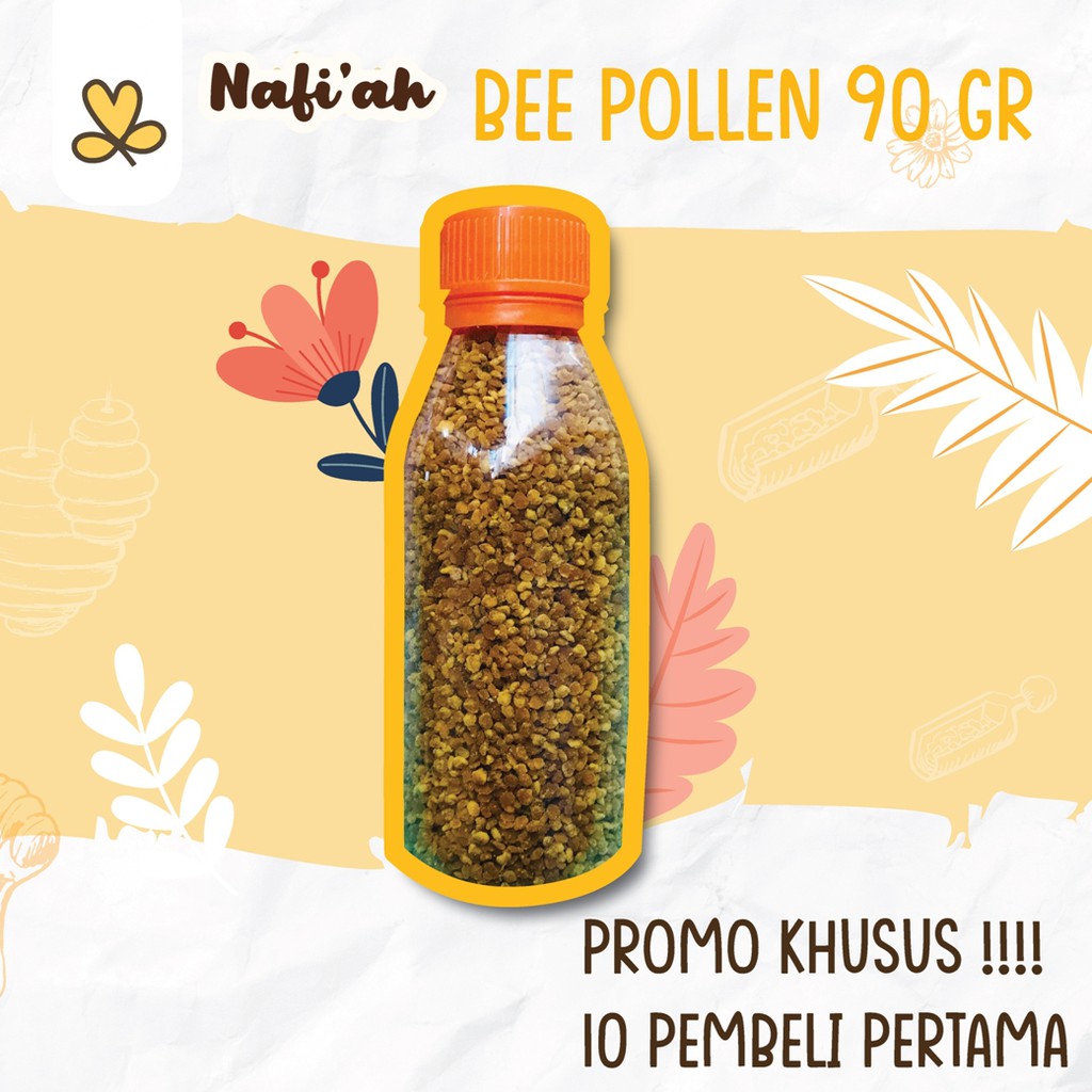 

Bee Pollen Raw BeePollen 90gr Madu Asli