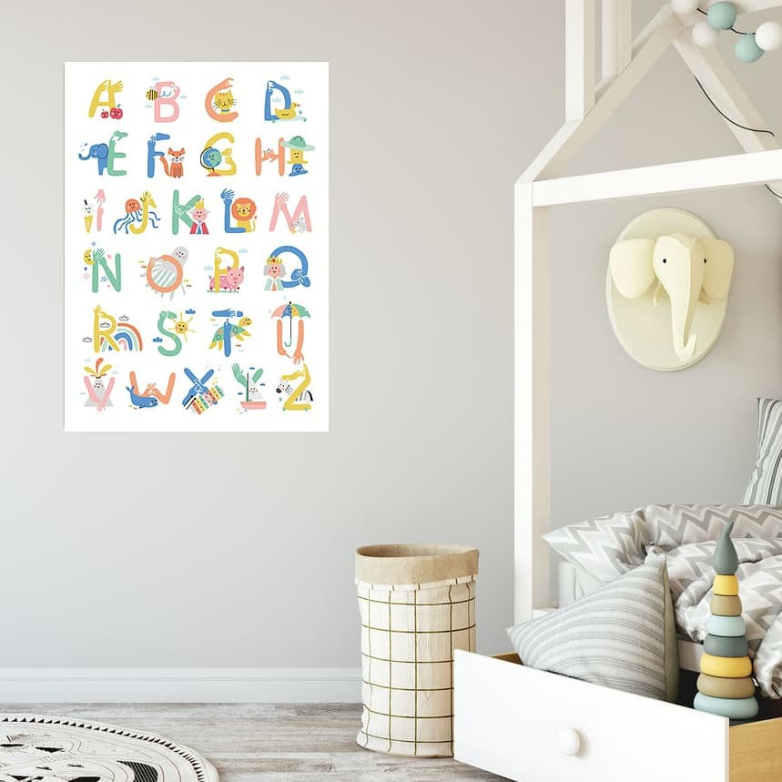 

Poster EDUKASI Anak A3+ (Max 31x47cm) ALPHABET 2