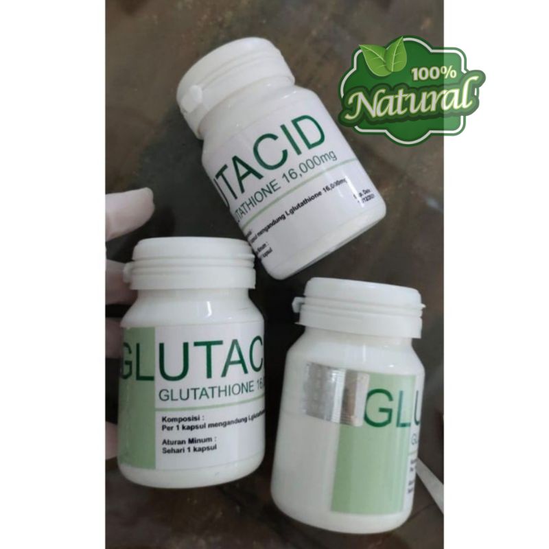 Glutacid-glutacid Asli Original Suplement Pemutih Kulit Original Terbaik