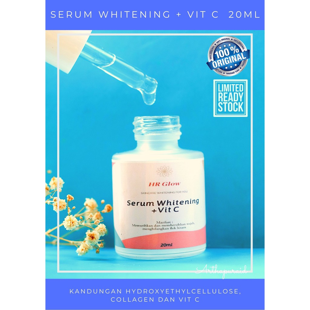 [PROMO] HALAL BPOM SERUM WHITENING + VITAMIN C HR Glow 20ml