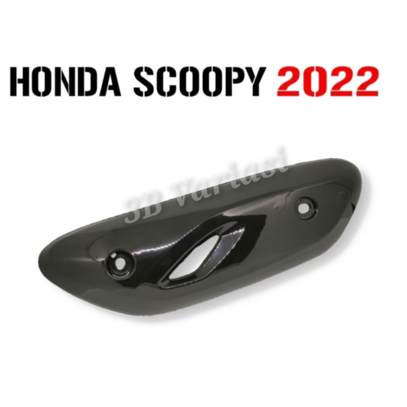 Cover Tameng knalpot Honda Scoopy Stylish New 2021 - 2022 Original Honda