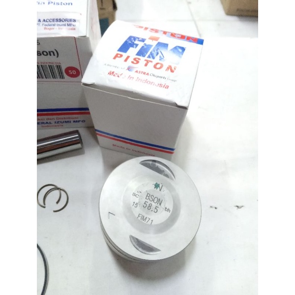 Piston seher kit byson oversize 50 original fim