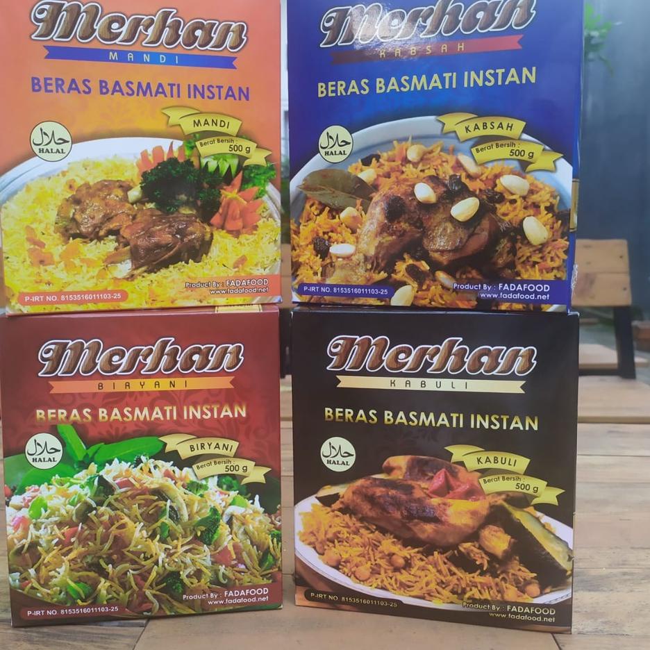 

Miliki MERHAN BERAS BASMATI INSTAN RASA KHAS TIMUR TENGAH