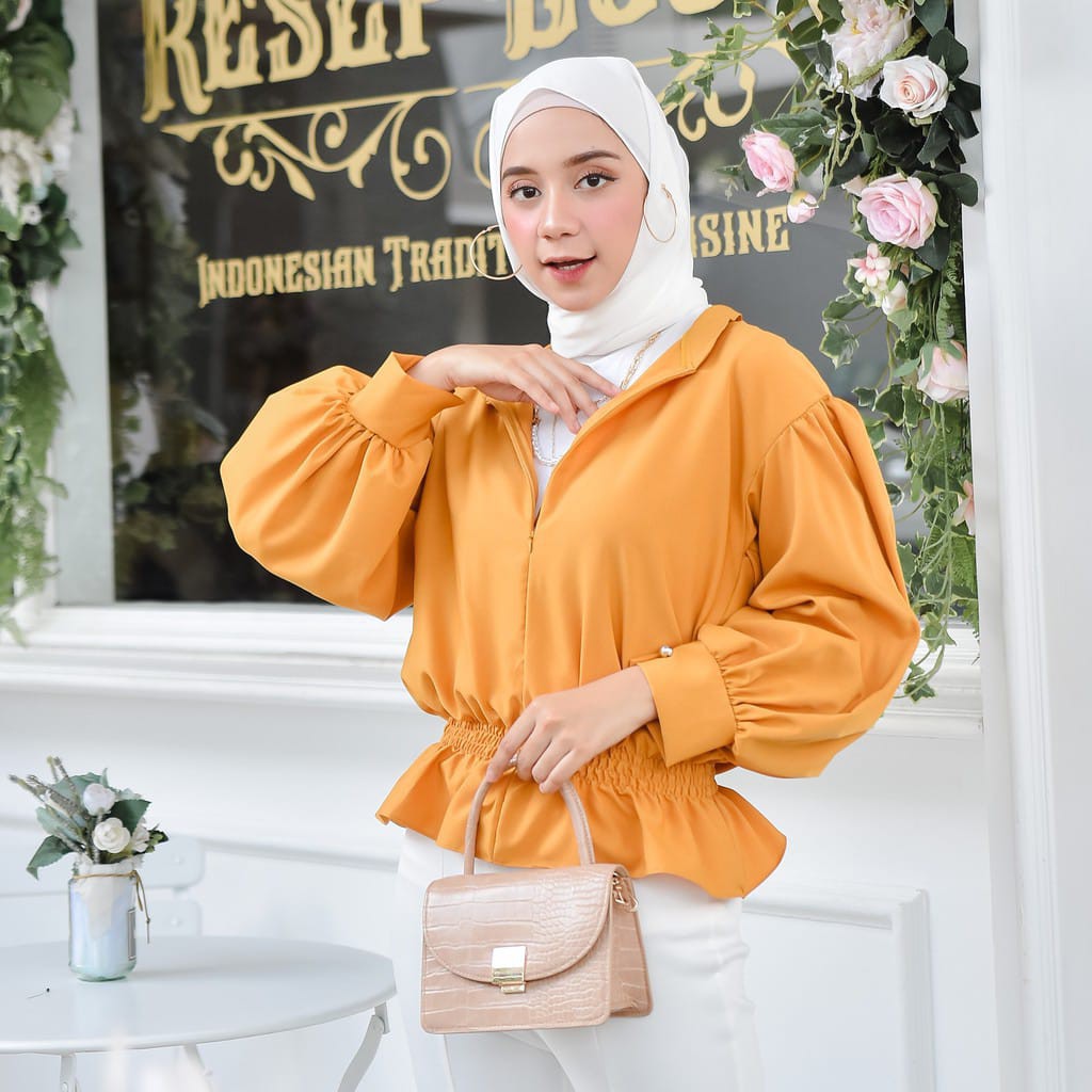 Grosir Baju Fashion Atasan Blouse Wanita Muslim Katlina