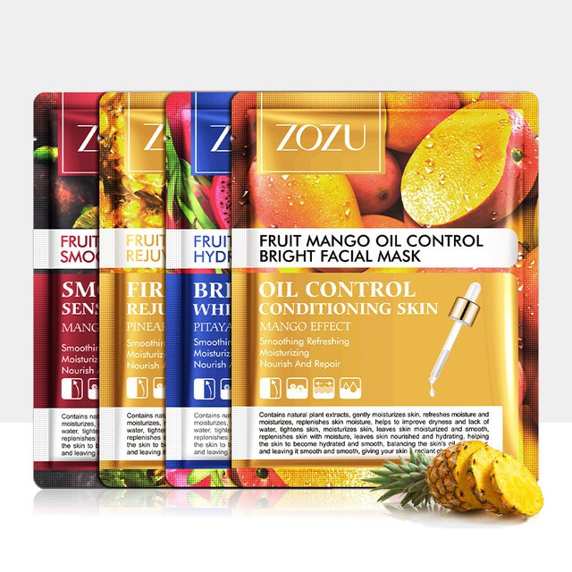 ZOZU Mask Sheet GIRLSNEED77 MASKER WAJAH BUAH ZOZU