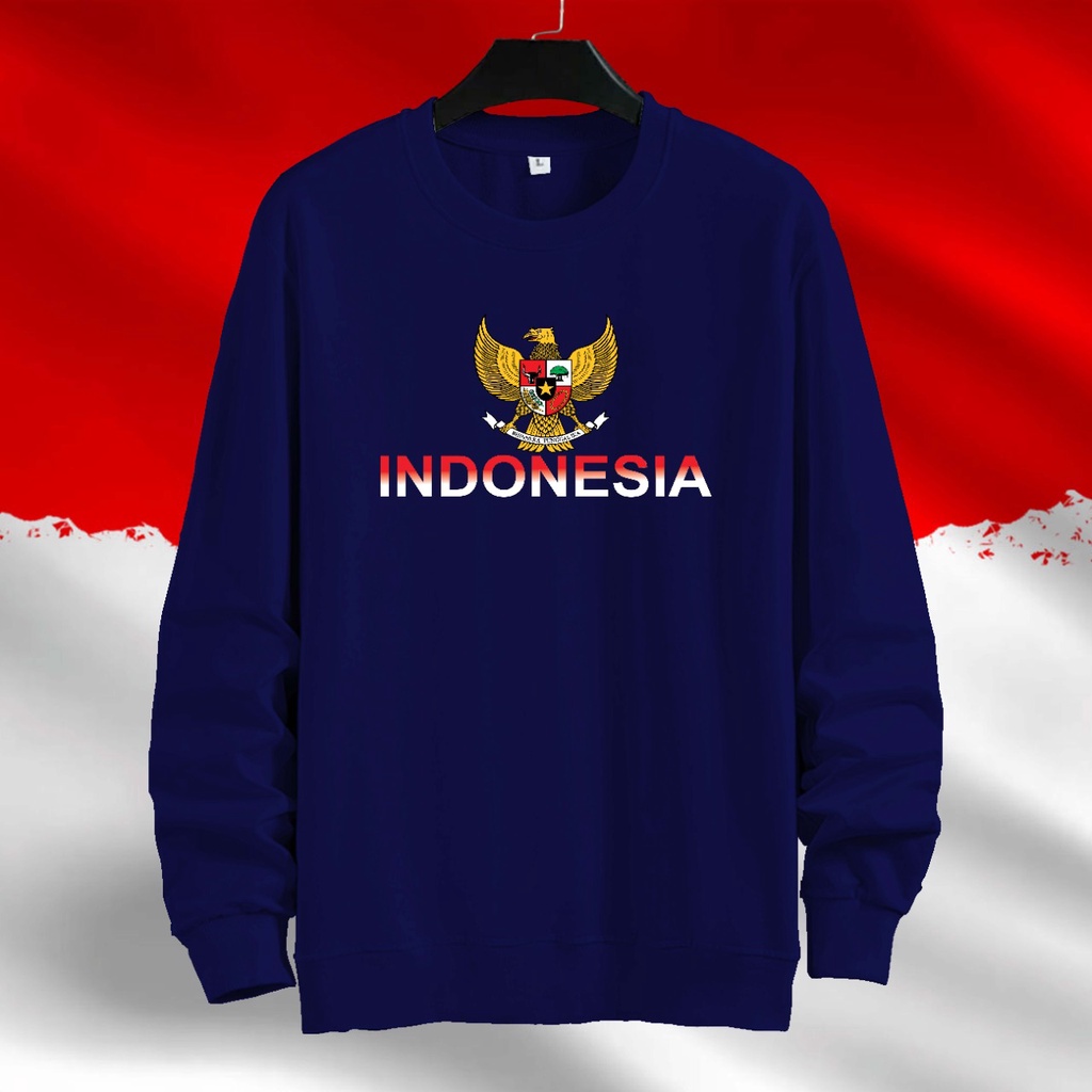 SWEATER UNISEX ( PRIA DAN WANITA ) SWEATER JUMBO, GARUDA INDONESIA