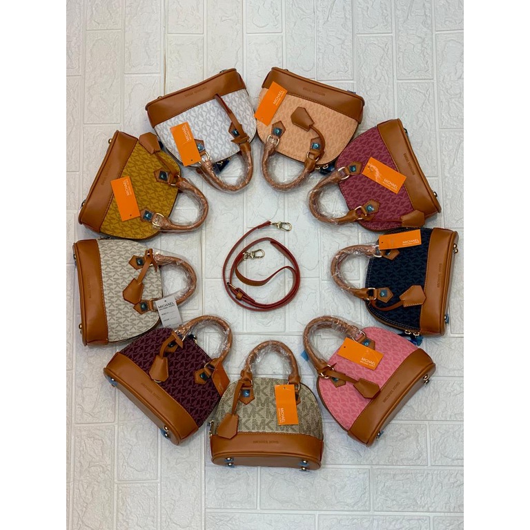 tas selempang tenteng mk alma mini kulaitas premium