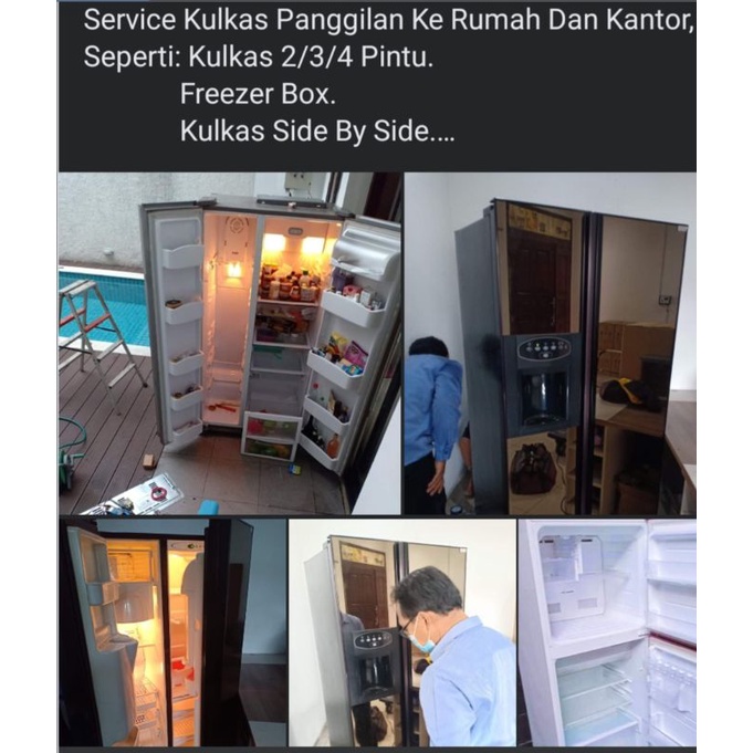 JASA SERVIS KULKAS DAN ISI FREON
