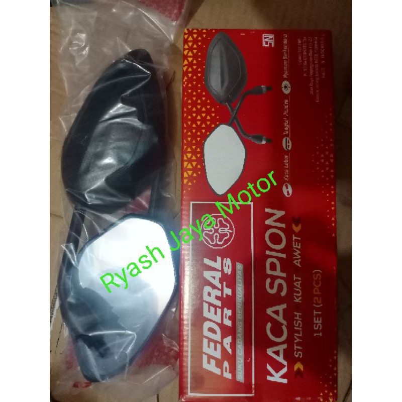 Federal Spion Kaca Besar Motor for Honda beat/vario/revo/blade spion besar yang didesain elegan