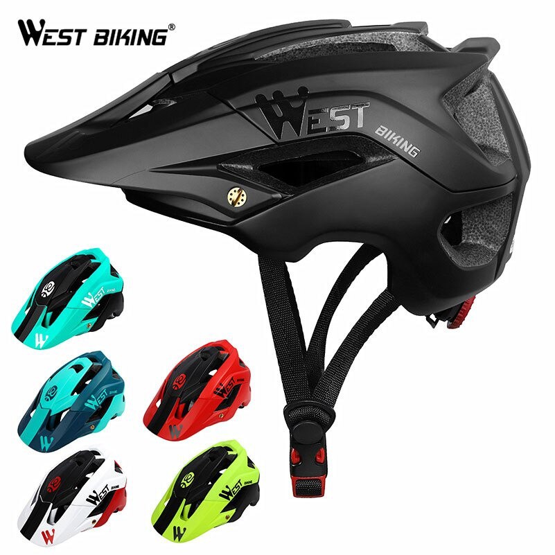 BISA COD WEST BIKING Helm Sepeda Cycling Helmet Trail XC MTB - TK-YP0708078 - Black