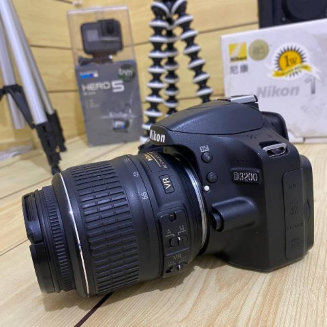 Camera Nikon D3200 mulus second