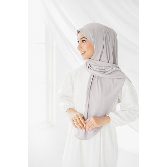 Khimar Segitiga Instan Jersey ZIYA polos bergo non pad daily hijab malay kerudung instant