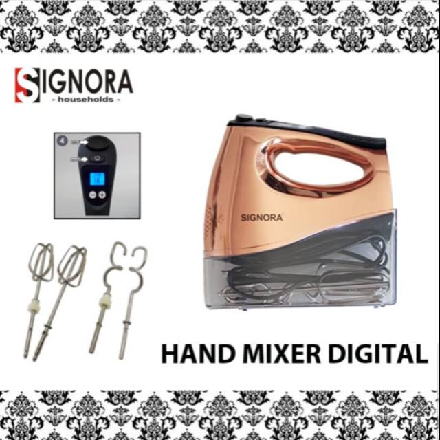 #HAND MIXER DIGITAL#SIGNORA