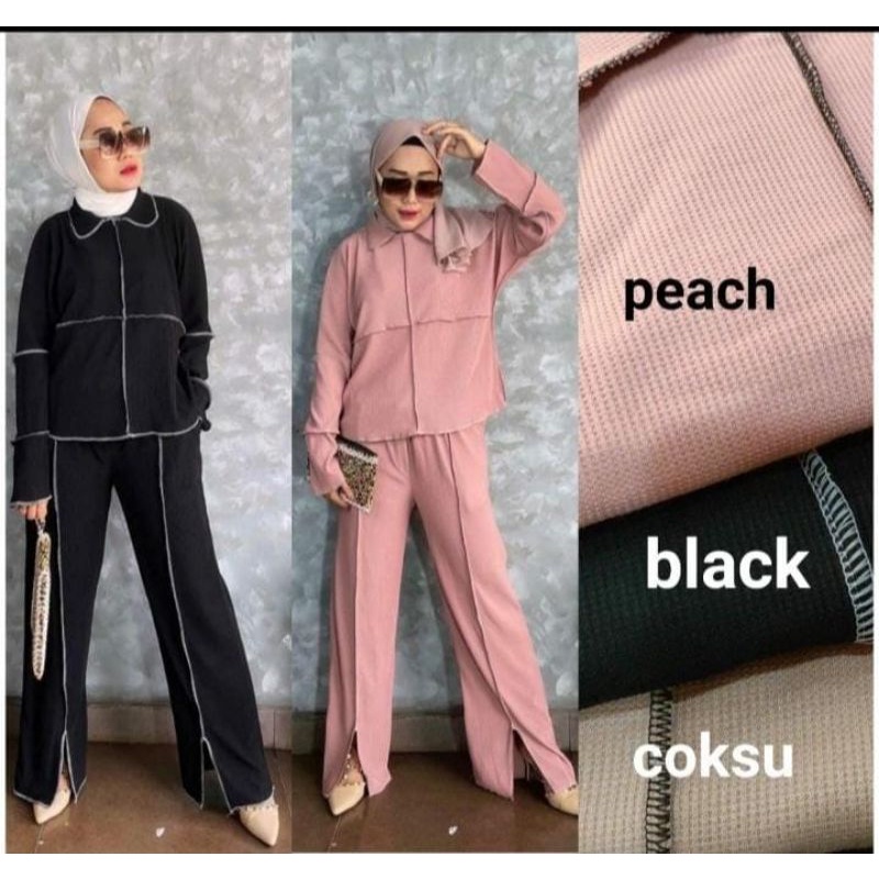 SET BAJU KEBALIK//SET KEBALIK//JAHITAN TERBALIK