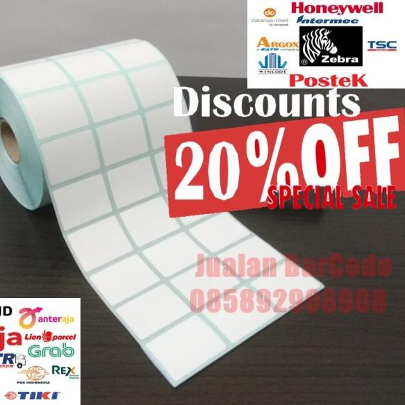 

❋ LABEL BARE 33 X 25 (3 LINE) KERTAS STICKER LABEL SEMICOATED 33x25 ❉