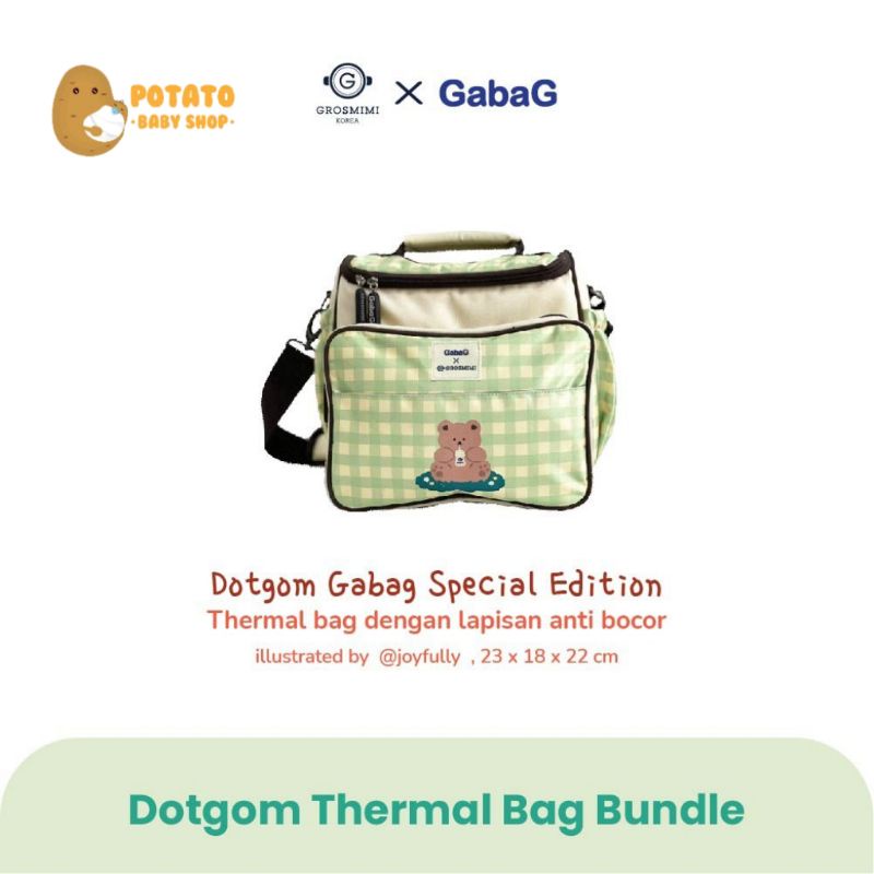 Dotgom Thermal Cooler Bag Special Edition - Gabag diaper bag