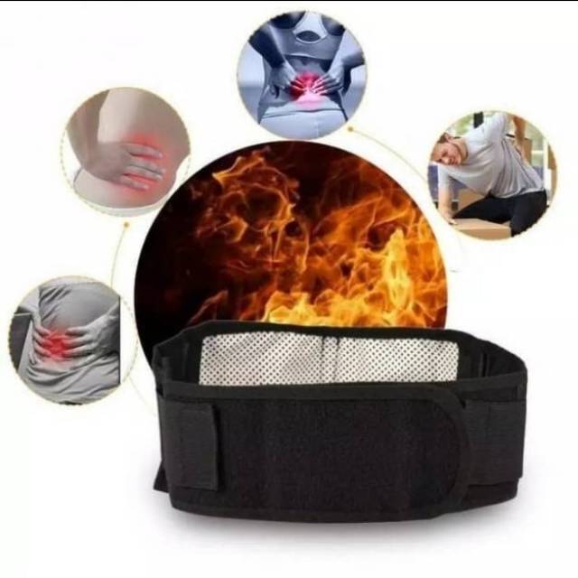 Sabuk Pemanas Pinggang Terapi Pinggang Korset Pria / wanita SELF HEATING BELT Penghangat Pinggang