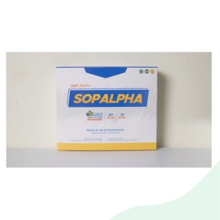 SOPALPHA IMMUN HALAL BOOSTER ORI BPOM 1 BOX ISI 18 SACHET